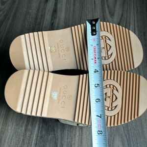 Wedge brown, bought online. Didn’t realize too high for me 😊